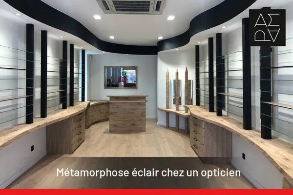Métamorphose éclair chez un opticien